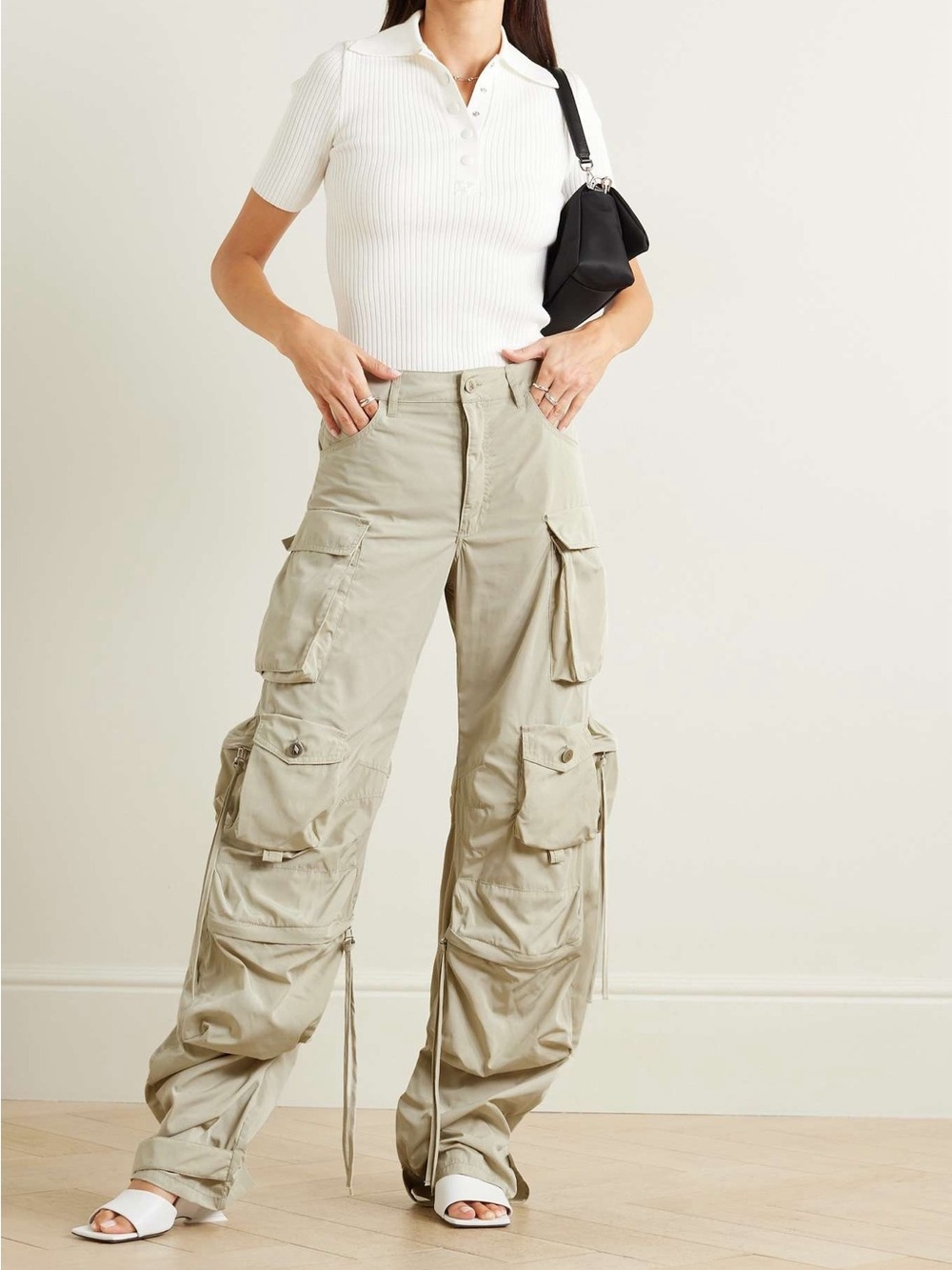 The Attico Fern cargo pants